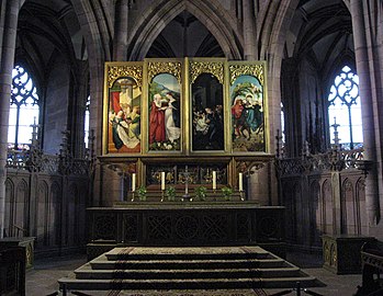 Retablo del altar mayor de la catedral de Friburgo, de Hans Baldung (1512-1516).