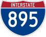 Interstate 895 marker