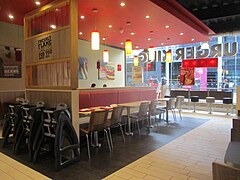 Interior of Burger King, Trinity Walk, Wakefield, West Yorkshire (5th August 2023).jpg