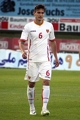 Tomašević in 2014 als speler van Montenegro