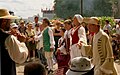 Les Fêtes de la Nouvelle-France près de la place Royale dans le Vieux-Québec.