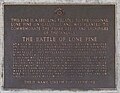 Battle of Lone Pine dedication plaque