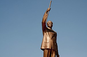 Nyerere'nin Dodoma'daki heykeli.