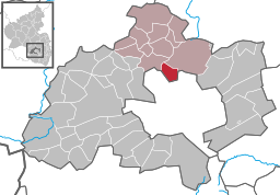 Läget för Otterbach i Landkreis Kaiserslautern