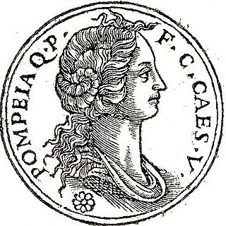 <span class="mw-page-title-main">Pompeia (wife of Caesar)</span> Second or third wife of Julius Caesar