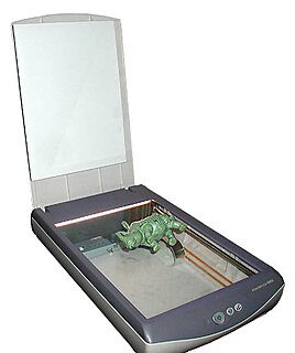 Image scanner Device that optically scans images, printed text