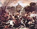 Kentaurer ved ekteskapet til Pirithoos, maleri av Sebastiano Ricci, ca 1715.