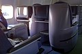 United p.s.高級跨大陸服務航線的商務艙座椅