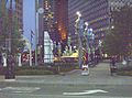 Campus Martius at night