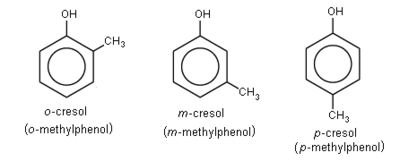 Isómeros del cresol