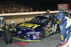 Stremme pits the No. 14 Dodge during the 2005 Kroger 200. DavidStremmeBusch14.jpg