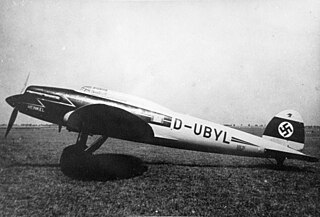 Heinkel He 70 Blitz Airliner, mailplane, and light bomber aircraft