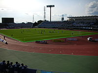 Kasamatsu Stadium. Mito vs. Sapporo, November 18, 2006.