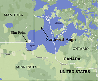 <span class="mw-page-title-main">Northwest Angle</span> Part of Minnesota, separated from the rest of the state by the Lake of the Woods