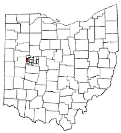 Location of Bloomfield Township in Ohio