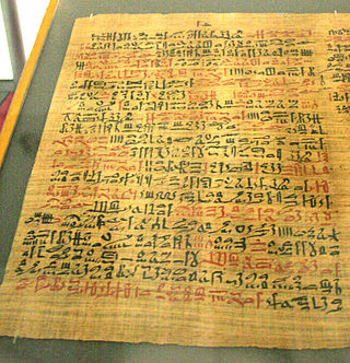 <span class="mw-page-title-main">Ebers Papyrus</span> Ancient Egyptian medical papyrus