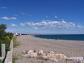 The beach at Argelès-sur-Mer