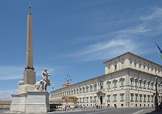 <span class="mw-page-title-main">Quirinal Palace</span> Official residence of the president of Italy