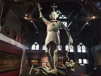 The original statue kept in the Brussels City Museum