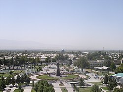 Stadtpanorama von Shahrisabz