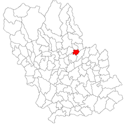 Location in Prahova County