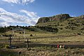 Wagon Mound from Santa Clara Cemetery