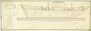 HMS <i>Tigress</i> (1808) Gunvessel of the Royal Navy