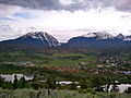 Buffalo Mountain (left) and Red Peak (right)