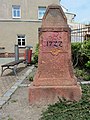 Kursächsische Postmeilensäule, siehe hierzu auch: Postmeilensäule, Dresden-Teplitzer Poststraße und Liste der kursächsischen Postmeilensäulen