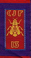 Insigne du CJF 13 (2e modèle).