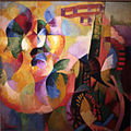 Robert Delaunay - 1913 – Soare, turn și aeroplan