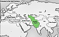 Kushan Empire (30-375 AD) in 127-150 AD.