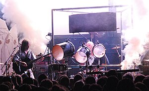 Faust performing in Manchester in 2007