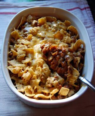 <span class="mw-page-title-main">Frito pie</span> American savory dish