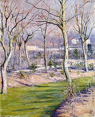 Le Jardin du Petit Gennevilliers en hiver (1894), collection privée.