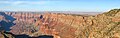 Comanche Point centered, as seen from Navajo Point. Desert View Watchtower upper right.