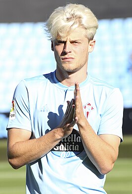 Jensen in 2018 als speler van Celta de Vigo