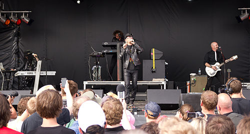 Men Without Hats performing at the Burlington Music Festival