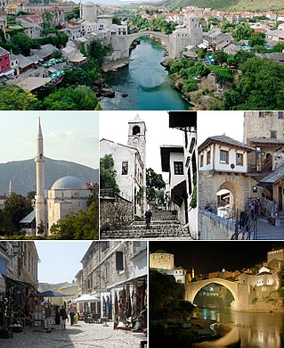 <span class="mw-page-title-main">Mostar</span> City in Bosnia and Herzegovina