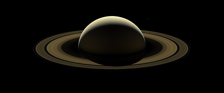 PIA17218 – A Farewell to Saturn, Brightened Version