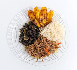 <span class="mw-page-title-main">Pabellón criollo</span> Traditional Venezuelan rice and bean dish