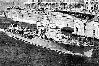 Italian destroyer <i>Fuciliere</i> (1938) Destroyer of the Regia Marina