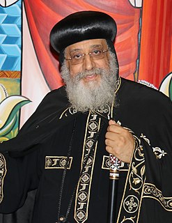 Pope Tawadros II of Alexandria Head of the Coptic Church since 2012