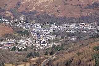 Treorchy Human settlement in Wales