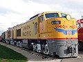 Image 7Union Pacific 18, a gas turbine-electric locomotive preserved at the Illinois Railway Museum (from Locomotive)