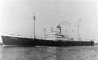 SS <i>Antilla</i> (1939) Hamburg America Line cargo ship scuttled in 1940 off Aruba