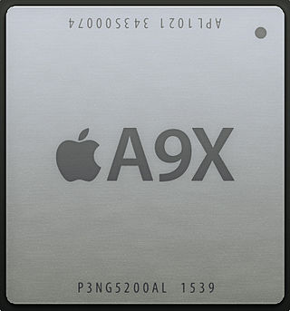 <span class="mw-page-title-main">Apple A9X</span> System on a chip (SoC) designed by Apple Inc.