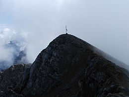 Vista della cima est dell'Arera