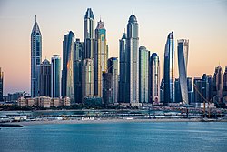 Skyline of Dubai Marina