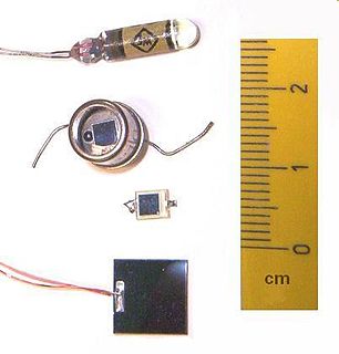 Photodiode Converts light into current